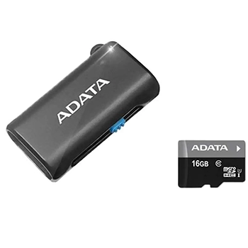 کارت حافظه microSDHC ای دیتا مدل Premier کلاس 10 استاندارد UHS-I U1 همراه با میکرو ریدر ظرفیت 16 گیگابایت